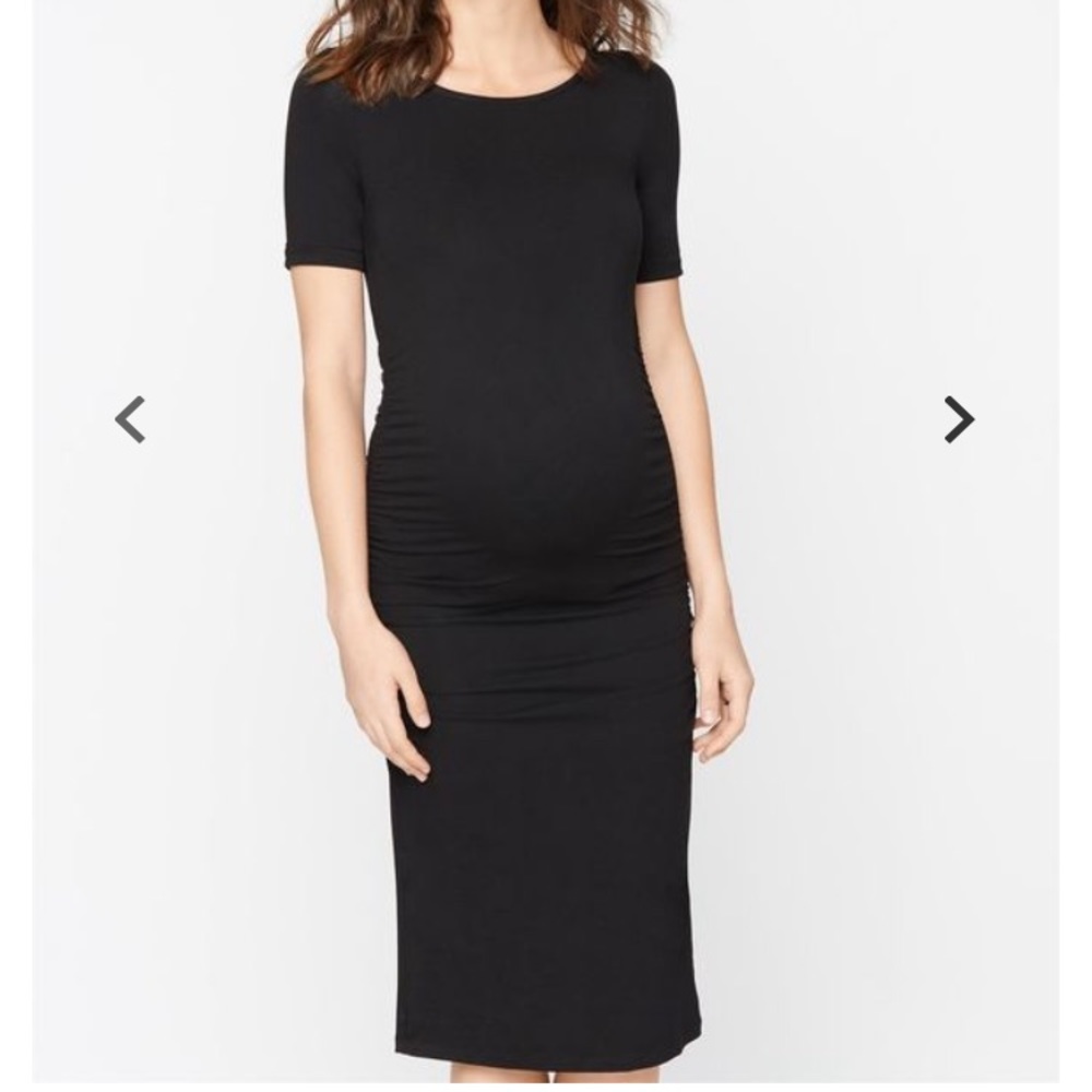 Isabella Oliver Black Maternity Dress