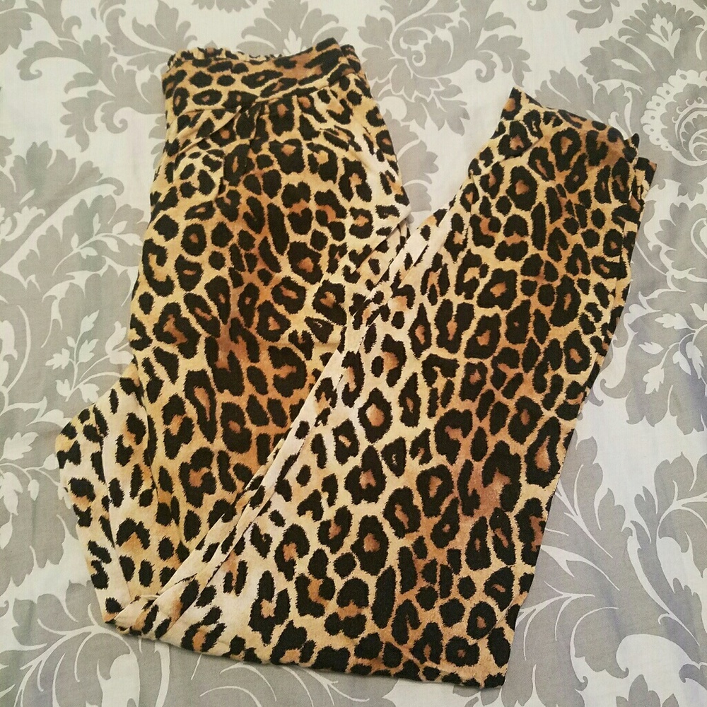leopard pants