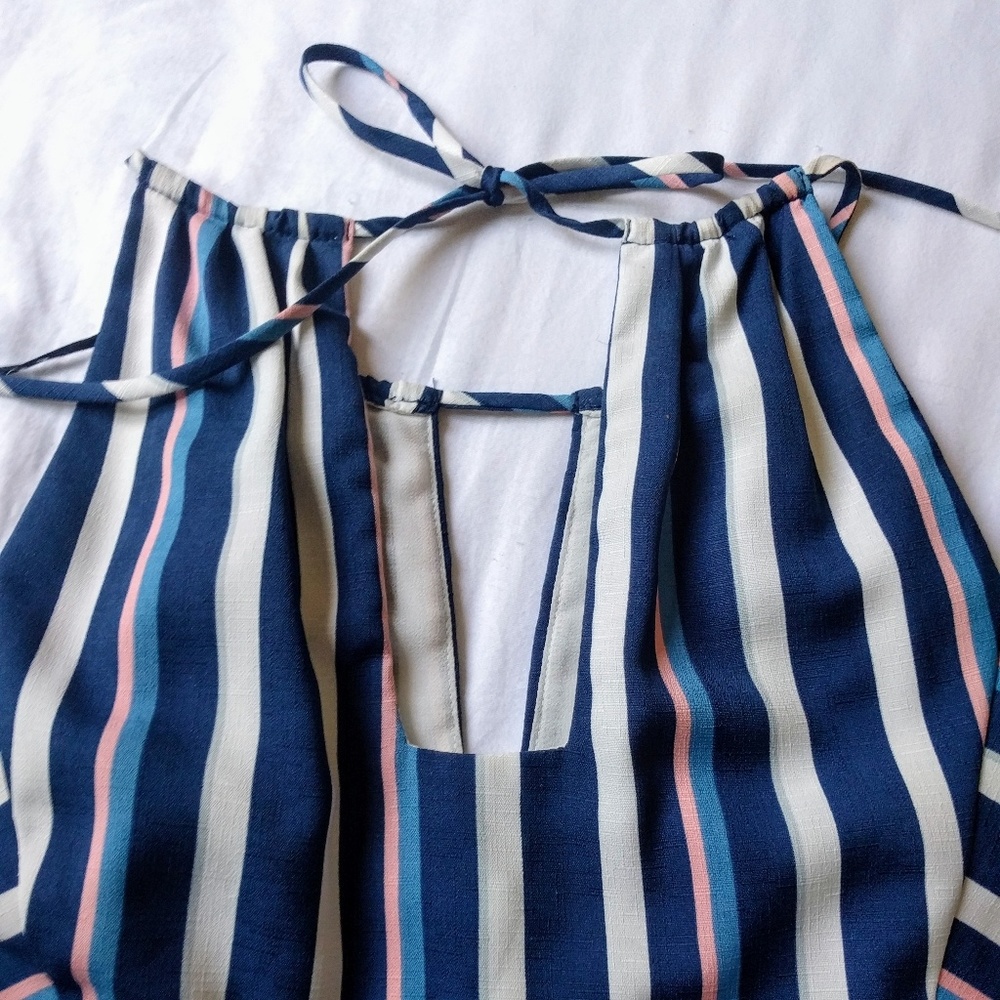 Greylin striped peplum top - Picture 4 of 5