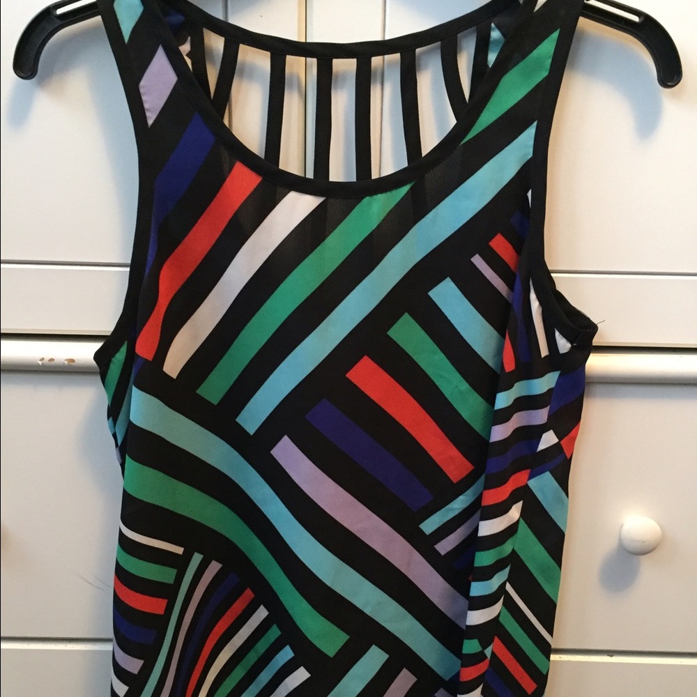 Multicolor tank top