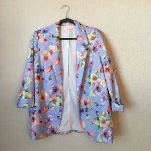 Floral blazer