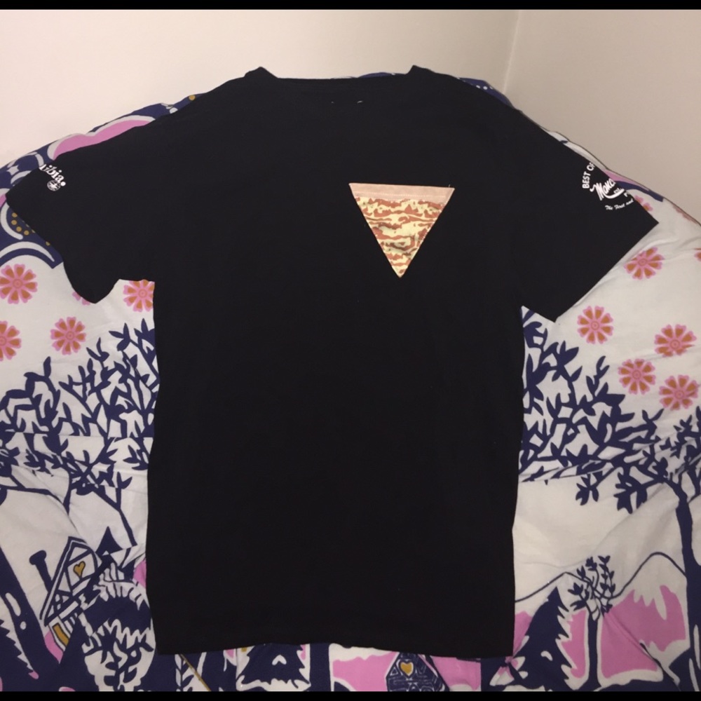 Unique pizza pocket tshirt