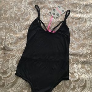 Boohoo black bodysuit size 2