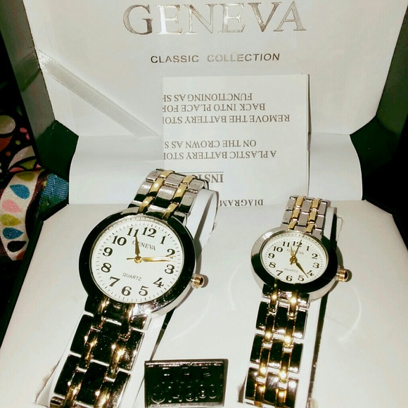 His and Hers Geneva Watch Set