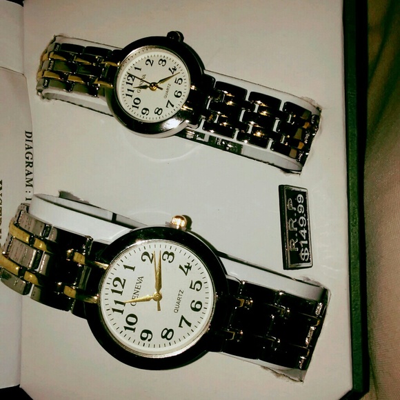 His and Hers Geneva Watch Set main image 4