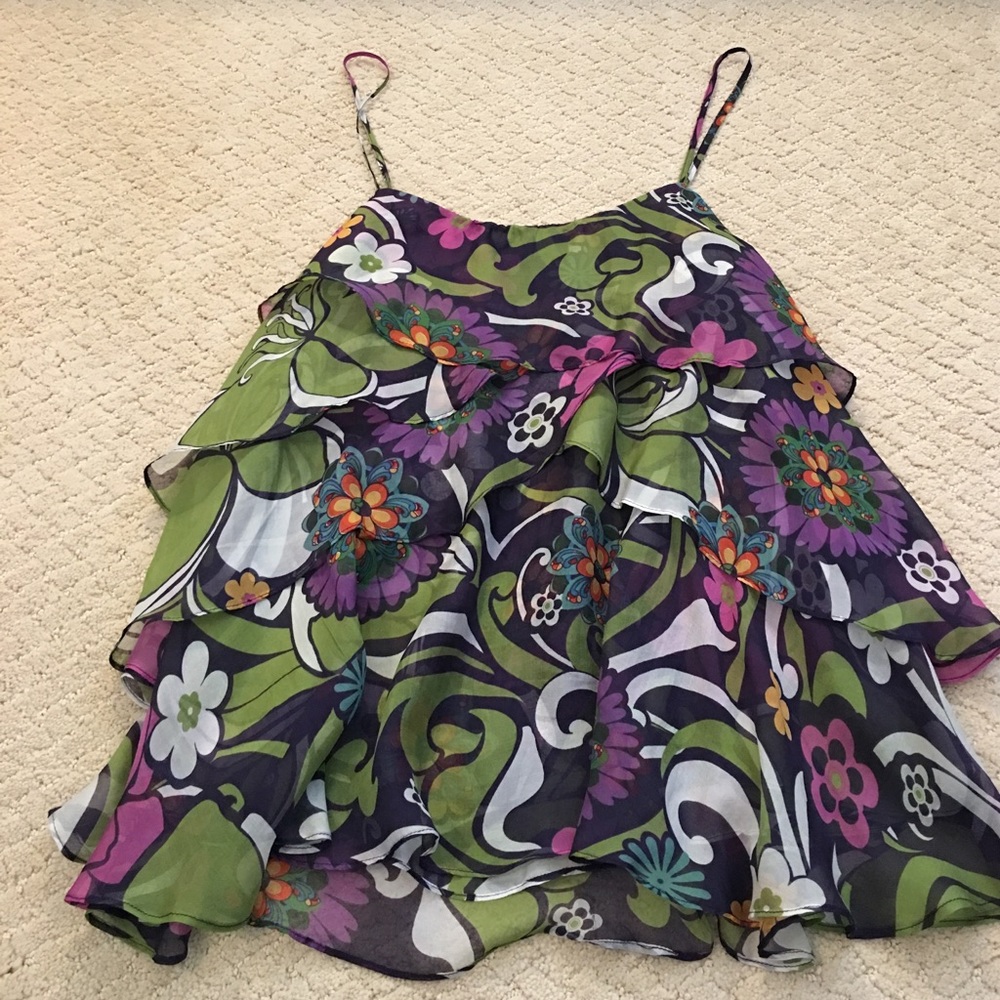 Silk tank.
