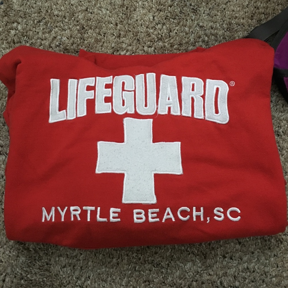 Lifeguard Myrtle Beach hoodie medium