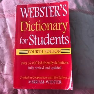 Webster Dictionary for students
