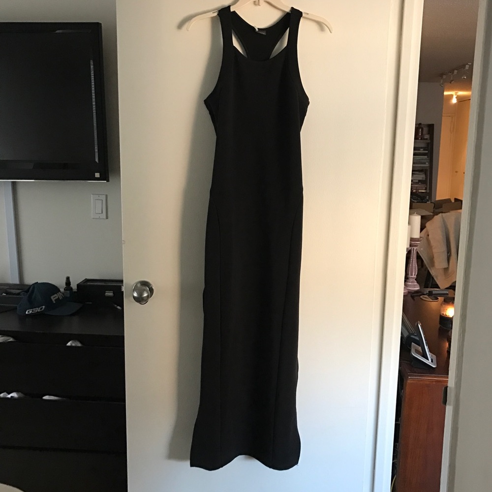 Urban Outfitters Sparkle & Fade long black dress