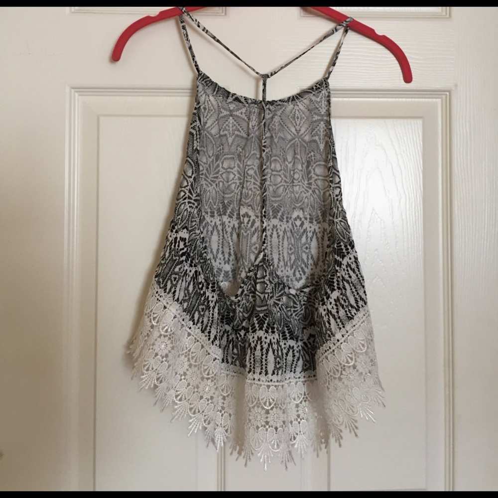 Blank & White Tank - Picture 2 of 4