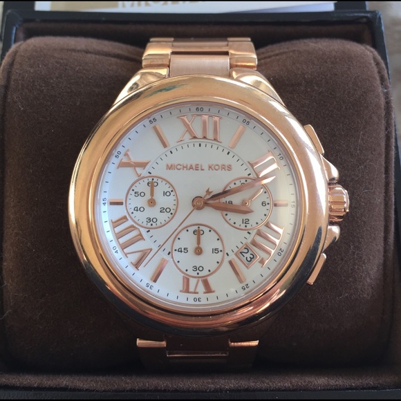 Michael Kors Accessories - Micheal Kors Rose Gold Chronograph Watch
