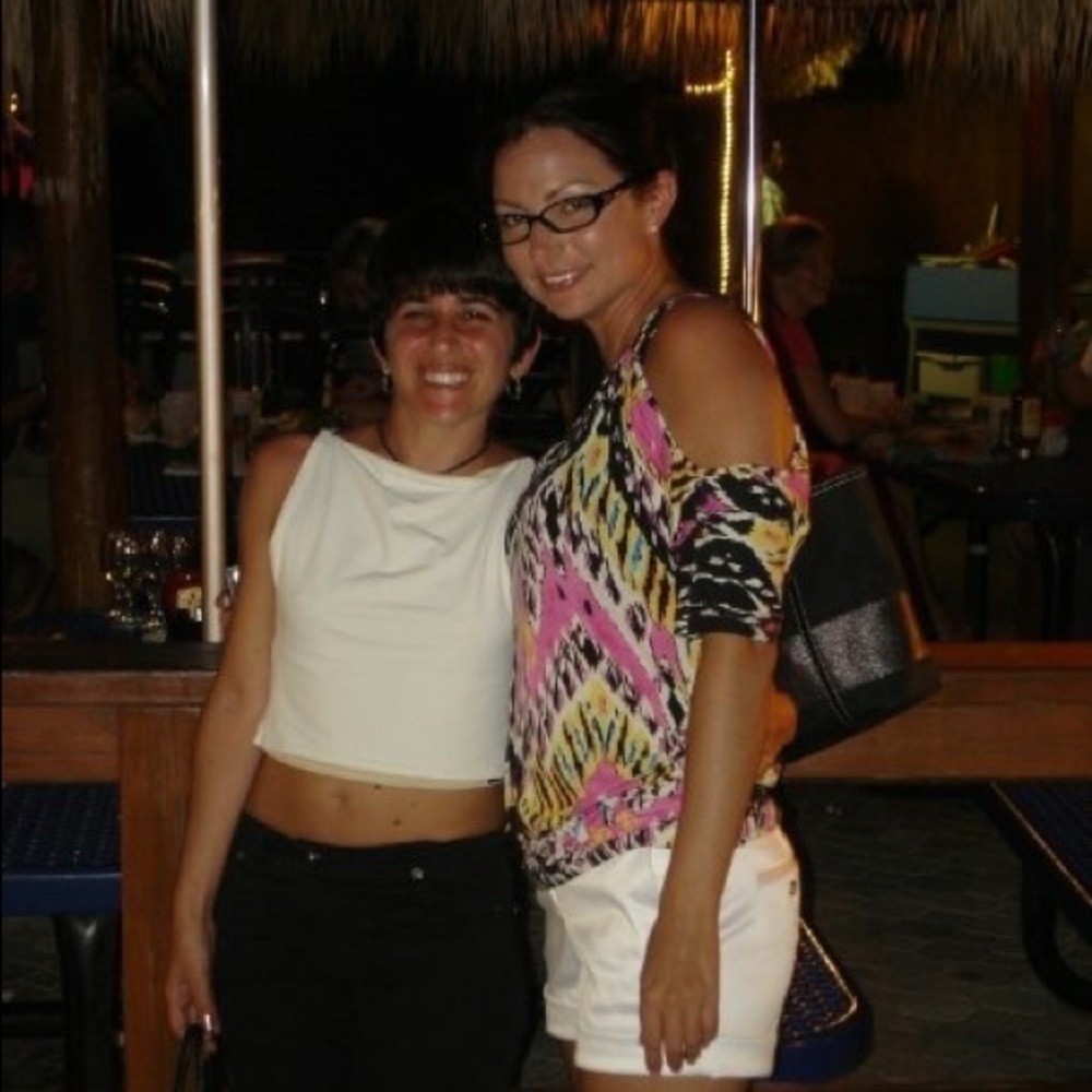 Express Shoulderless Shirt, Size Small