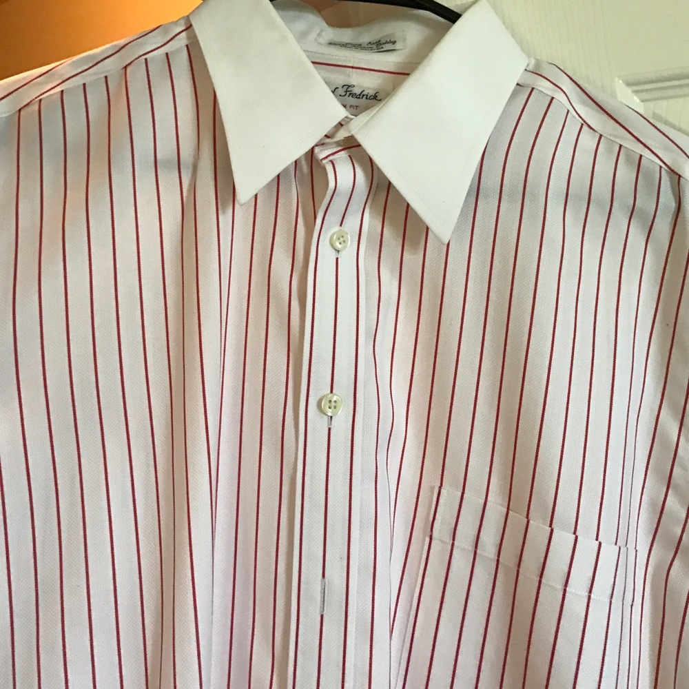 Button down French cuff dress shirt