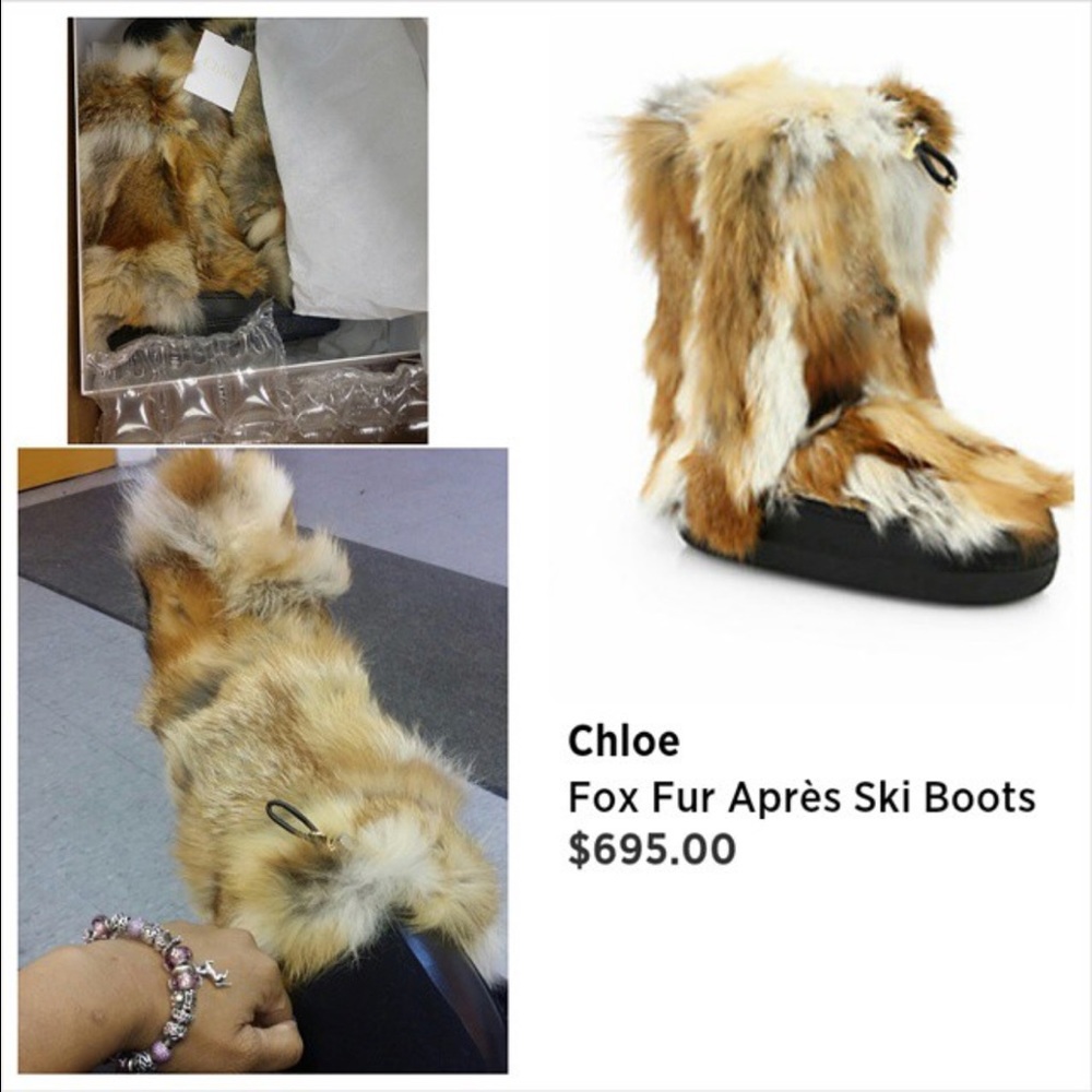 Chole fox fur apres boots ❄️ ❄️