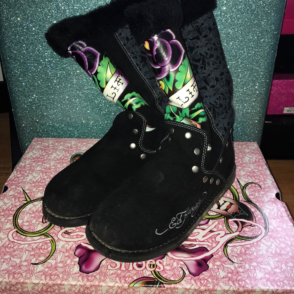 ed hardy boots