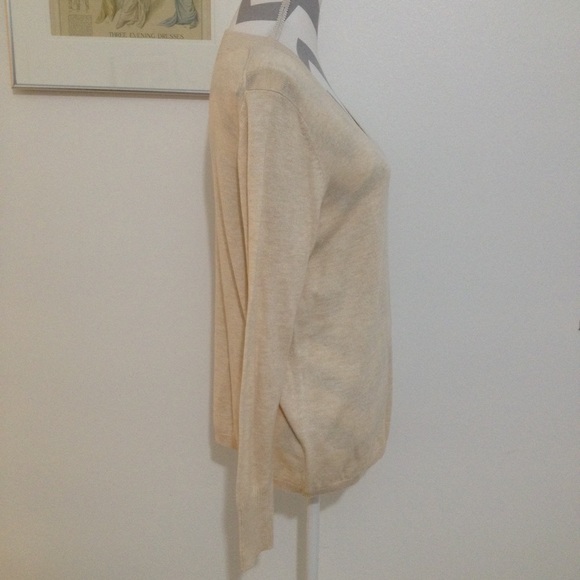 JCP Oatmeal Heather Sweater - Picture 2 of 4