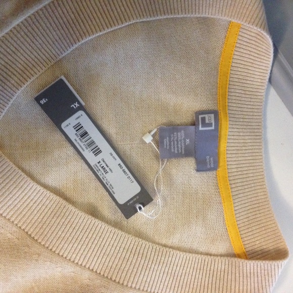 JCP Oatmeal Heather Sweater - Picture 4 of 4