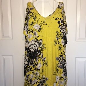 Yellow Floral Shirt