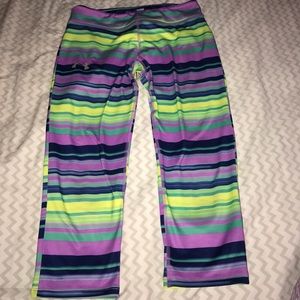 under armour striped leggings