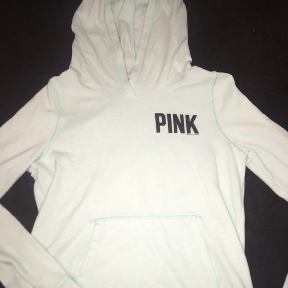 Light blue PINK hoodie - Picture 1 of 2