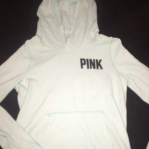 Light blue PINK hoodie