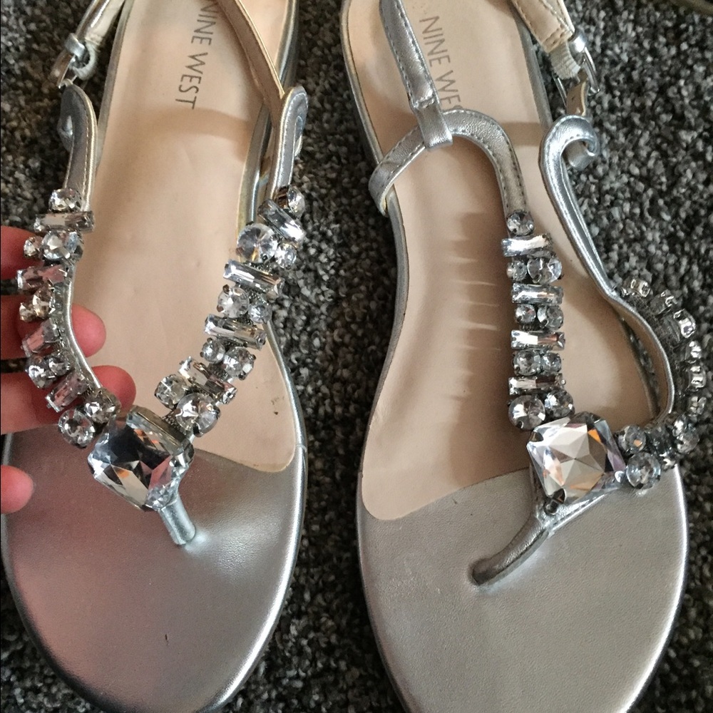 Silver Sandals