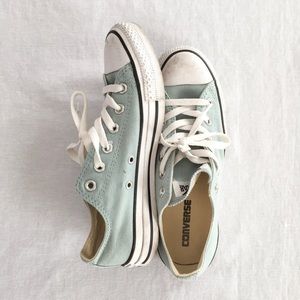Mint green Chuck Taylors