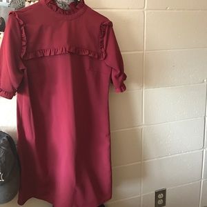 Red/pink/maroon dress