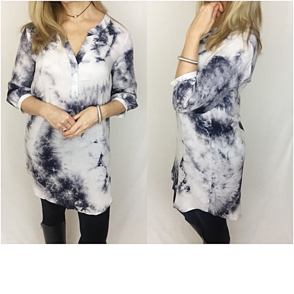 Gorgeous Boho Chic Tie Dye Tunic Dress Small sold - Picture 3 of 5