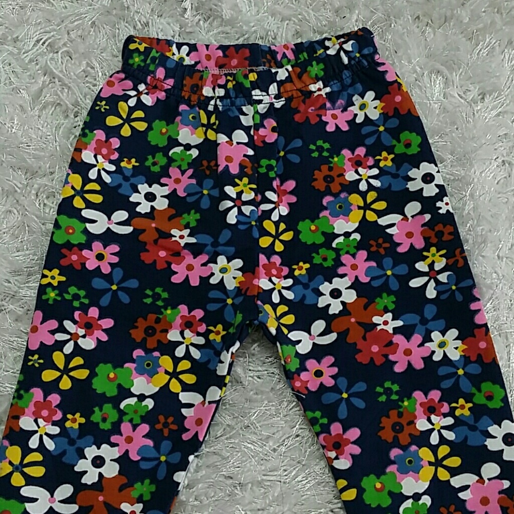 Blue Flowers Legging.  Kids