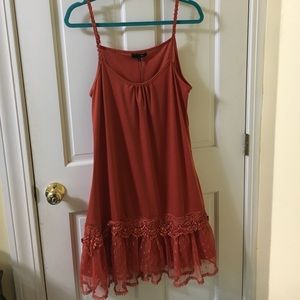 Orange summer dress