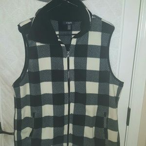 Chaps fleece vest