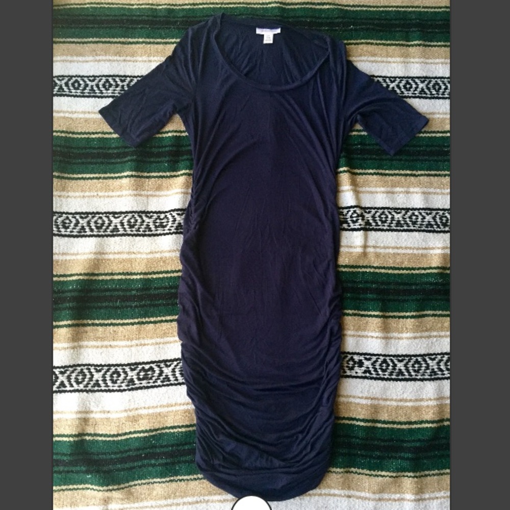 Motherhood Maternity Navy Blue Dress