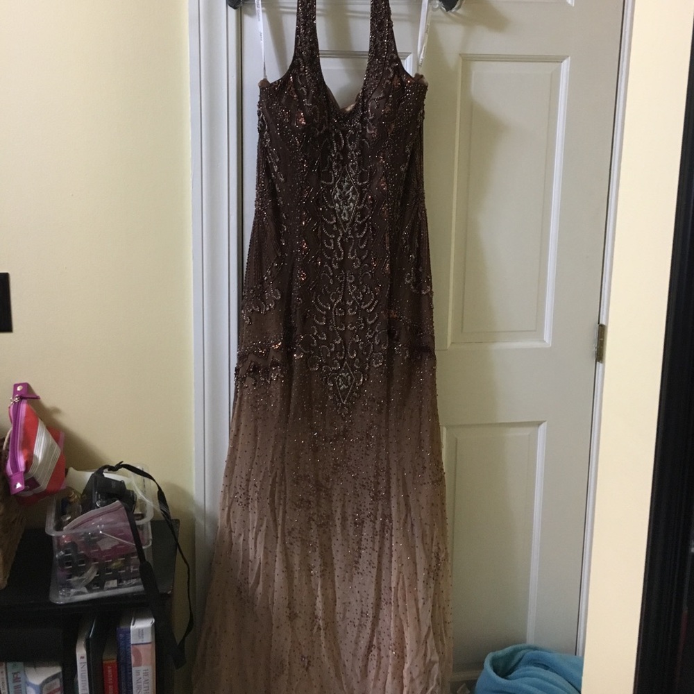 Beaded prom dress