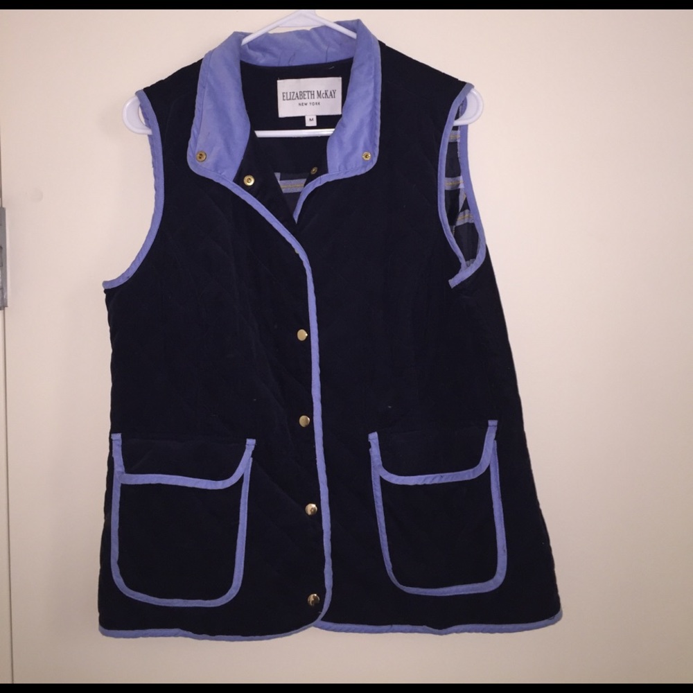 Elizabeth McKay Navy Vest
