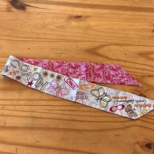 Like new Coach scarf with butterflies!!