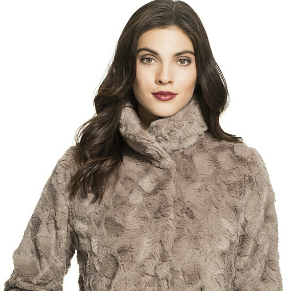 Faux fur jacket