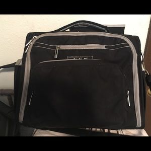 Black and grey BFF diaper bag by Jujube