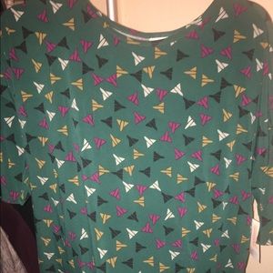 Lularoe Green small Irma shirt