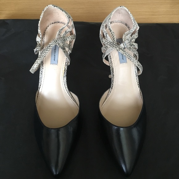 Strappy Python Heels - Picture 1 of 3