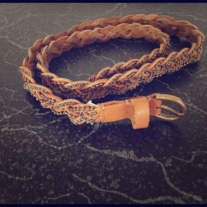 J. Crew braided leather belt
