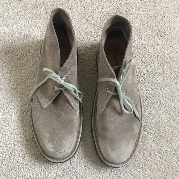 clarks desert boots womens silver