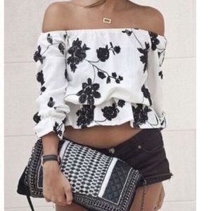 Off the shoulder shirt