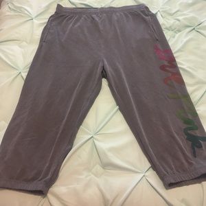 Pink sweat pants