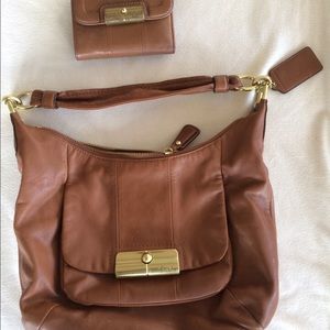 Coach bag and matching wallet