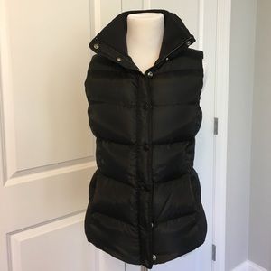 J. Crew Down Vest in Black, XS