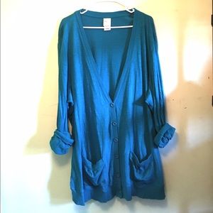 Turquoise Cardigan
