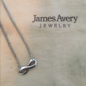 James Avery infinity necklace: sterling silver