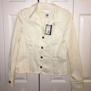 Women's Geoffrey Beene stretch denim blazer