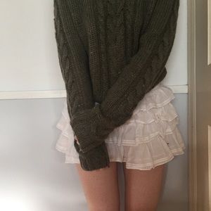 Brand New H&M Chunky Knit Sweater in Dark Olive